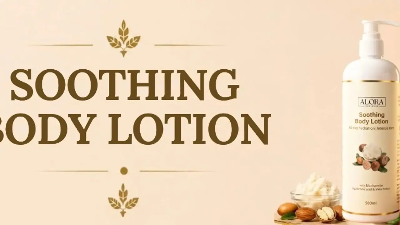 Soothing Body Lotion Banner Mobile