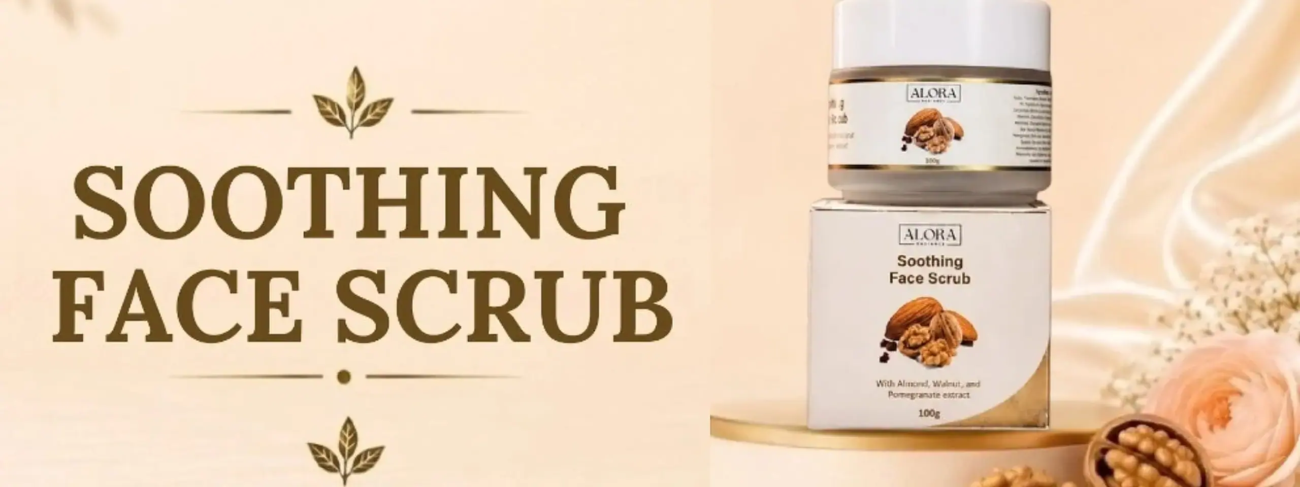 Face Cream & Sunscreen SPF 30 Banner Desktop