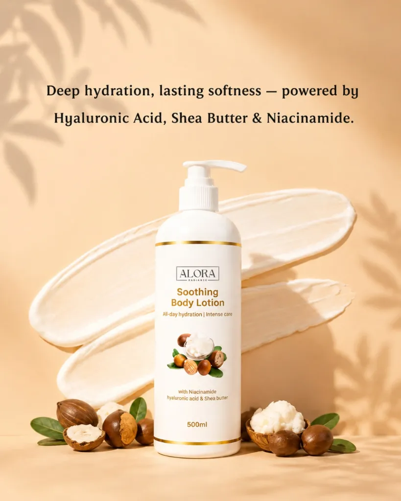 Soothing Body Lotion Banner Mobile