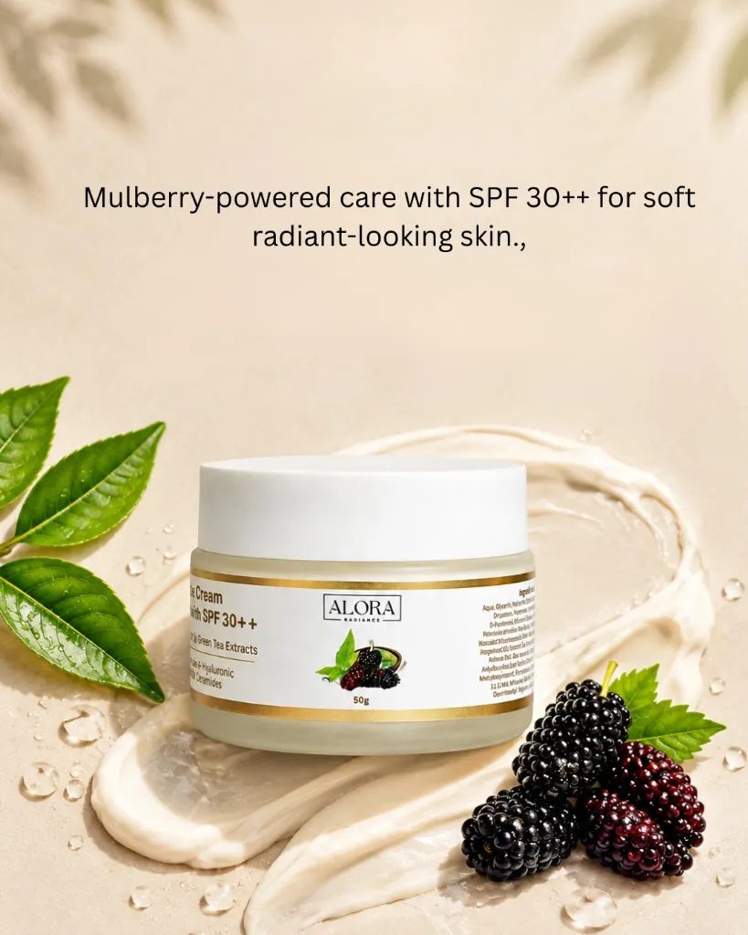 Mulberry Face Cream & Sunscreen SPF 30++ Banner Mobile