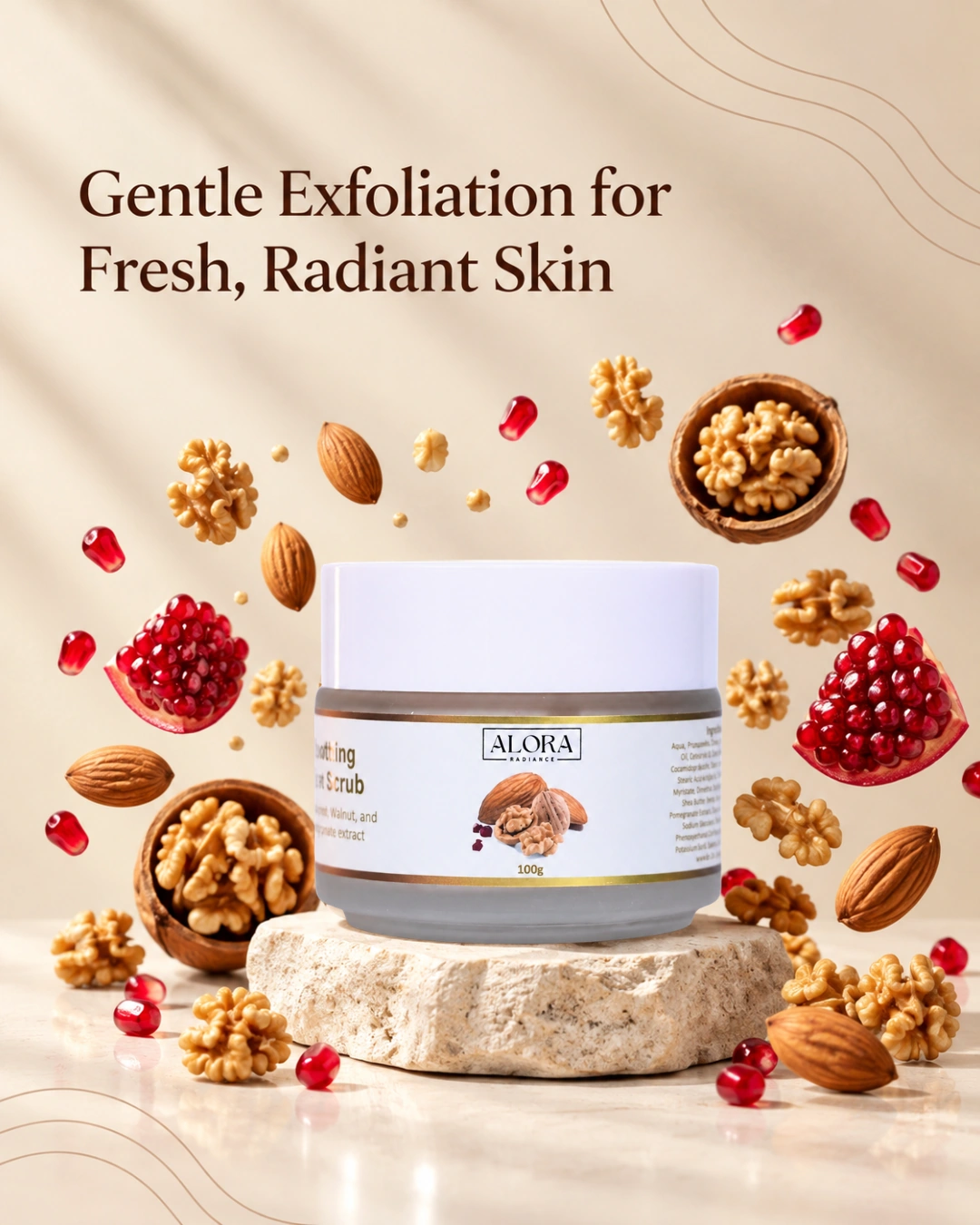 Brightening & Hydrating Face Serum Banner Mobile